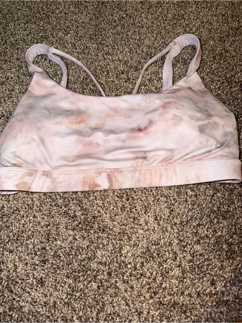 Women's Athleta Sports Bra Tie Dye Sports Bra Size Large